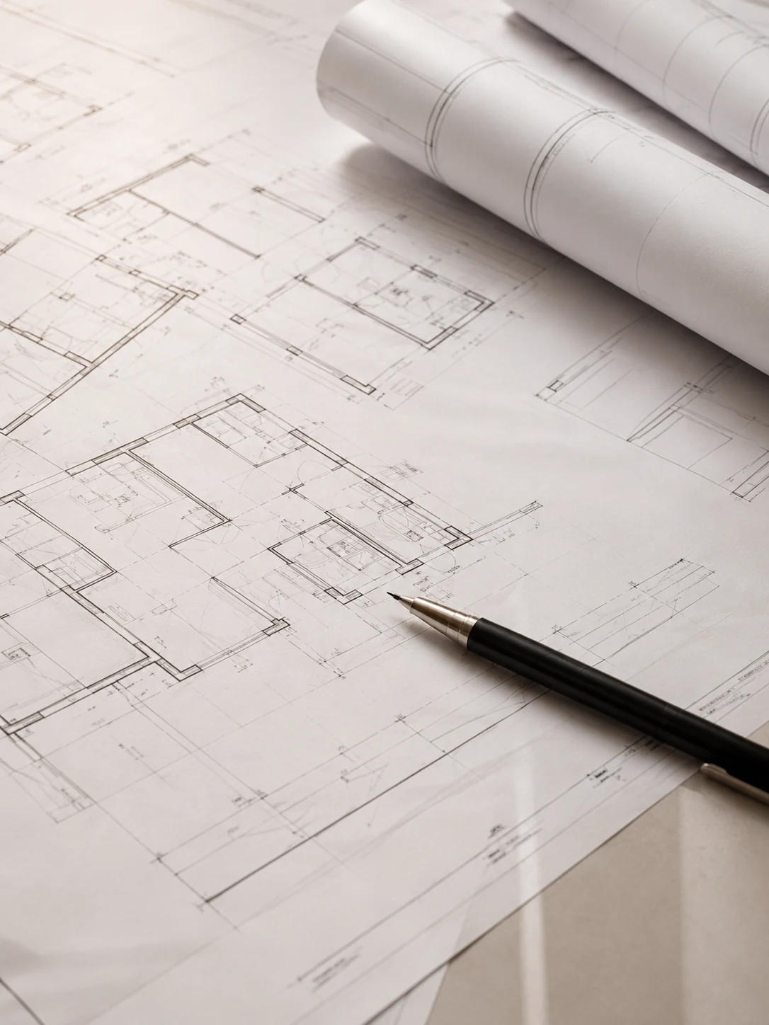 Plano arquitectónico de un proyecto